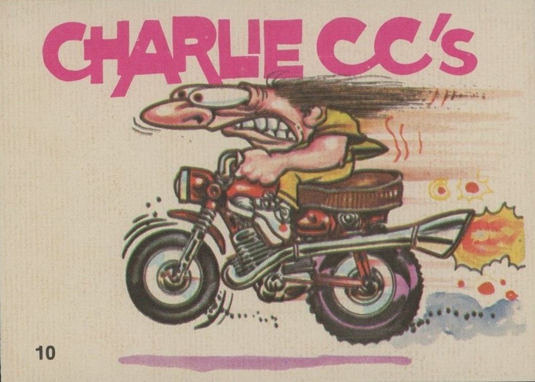 1972 Silly Cycles Charlie CC's #10 Non-Sports Card