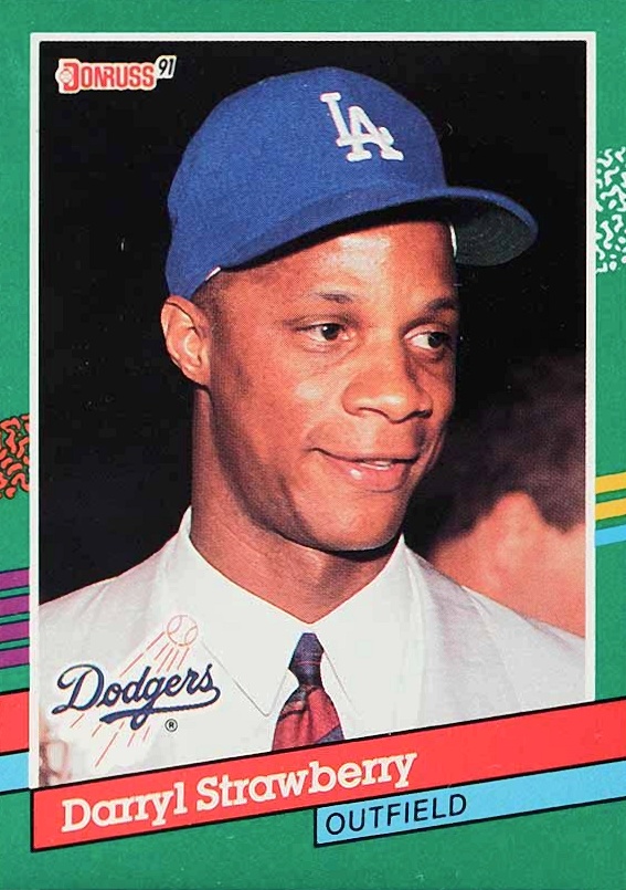1991 Donruss Darryl Strawberry #696 Baseball Card