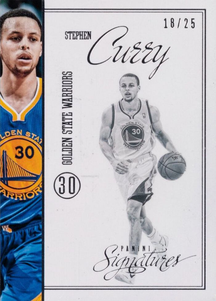 2012 Panini Signatures Chase Stars Stephen Curry #325 Basketball Card