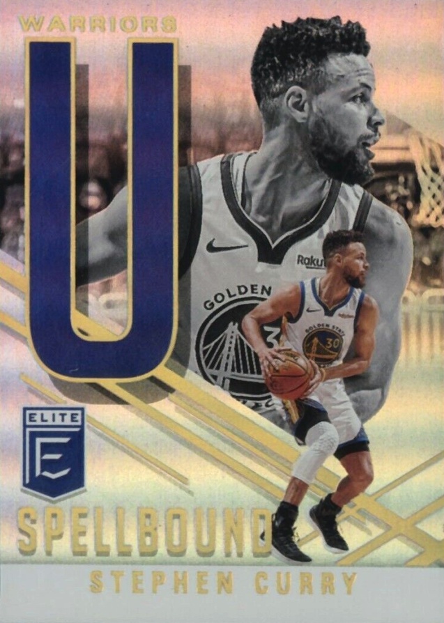 2020 Panini Donruss Elite Spellbound Stephen Curry #25 Basketball Card