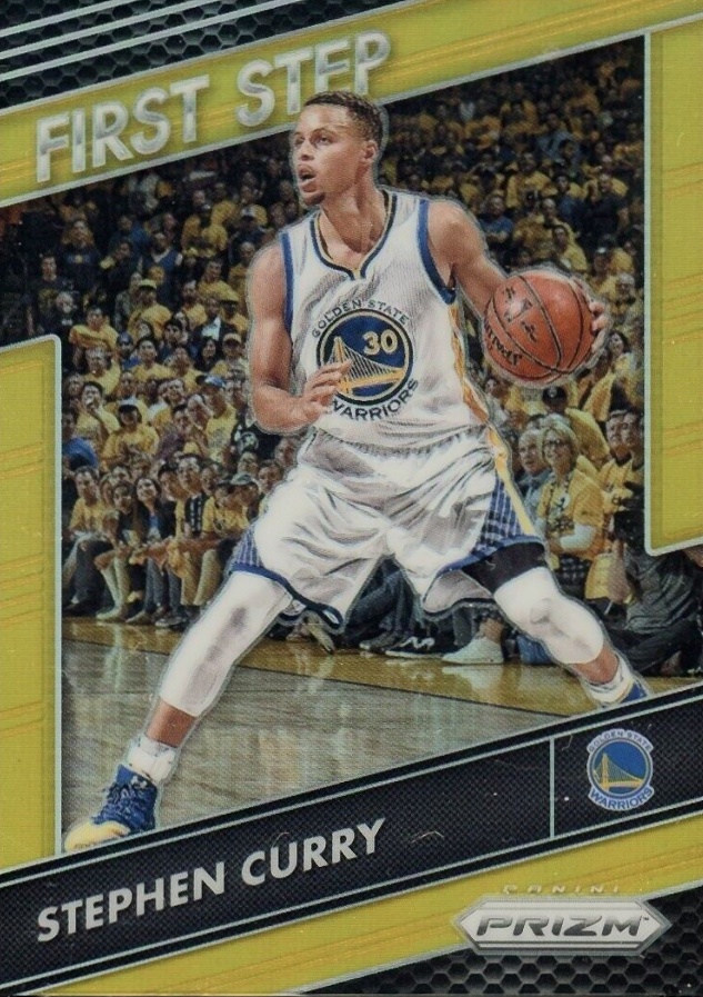 2016 Panini Prizm First Step Stephen Curry #4 Basketball Card