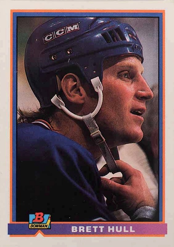 1991 Bowman Brett Hull #375 Hockey Card