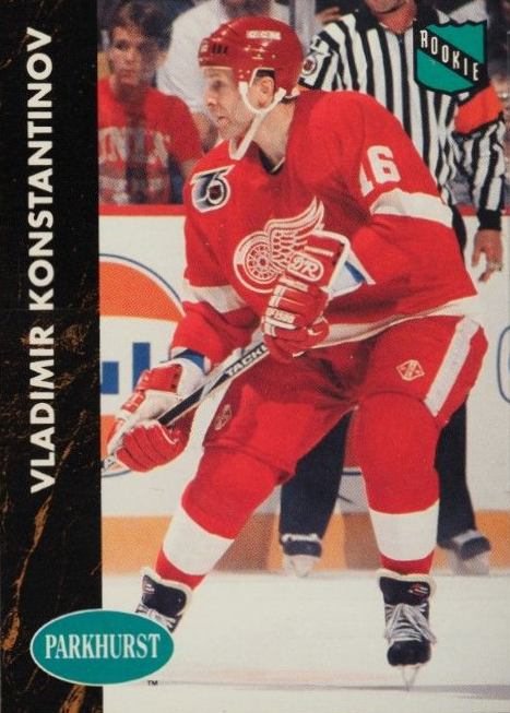 1991 Parkhurst Vladimir Konstantinov #46 Hockey Card