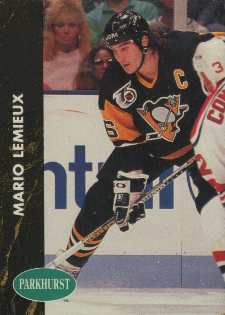 1991 Parkhurst Mario Lemieux #137 Hockey Card