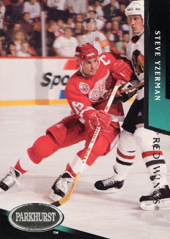 1993 Parkhurst Steve Yzerman #326 Hockey Card
