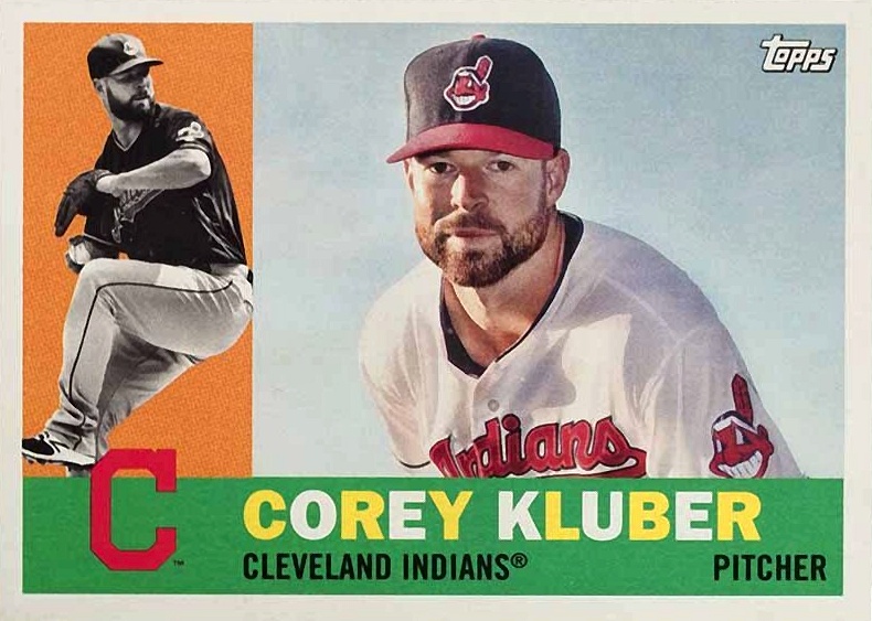 2017 Topps Archives Corey Kluber #74 Baseball Card