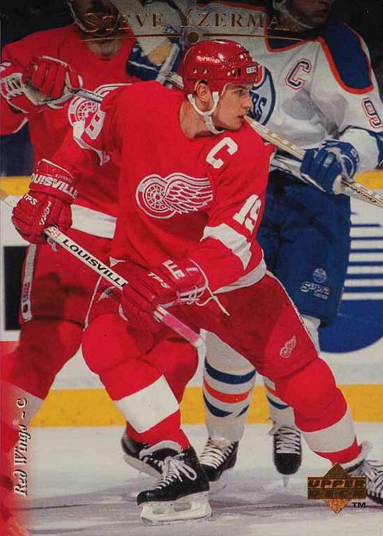 1995 Upper Deck Steve Yzerman #113 Hockey Card