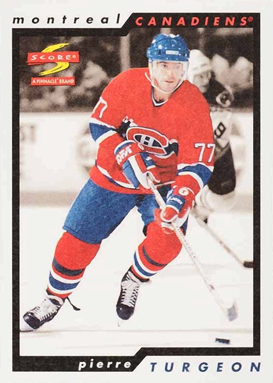 1996 Score Pierre Turgeon #71 Hockey Card