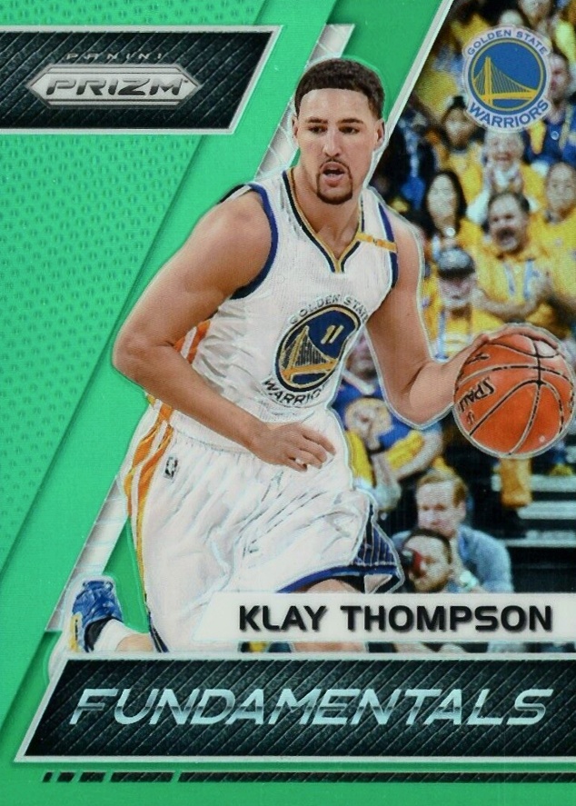 2017 Panini Prizm Fundamentals Klay Thompson #15 Basketball Card