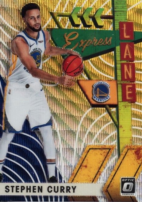 2019 Panini Donruss Optic Express Lane Stephen Curry #16 Basketball Card