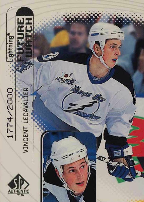 1998 SP Authentic Vincent Lecavalier #109 Hockey Card