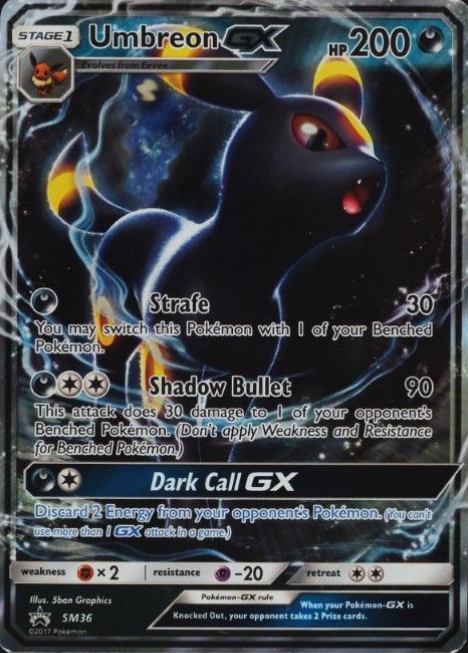  Pokemon - Lunala GX - SM17 - Black Star Promo - Ultra