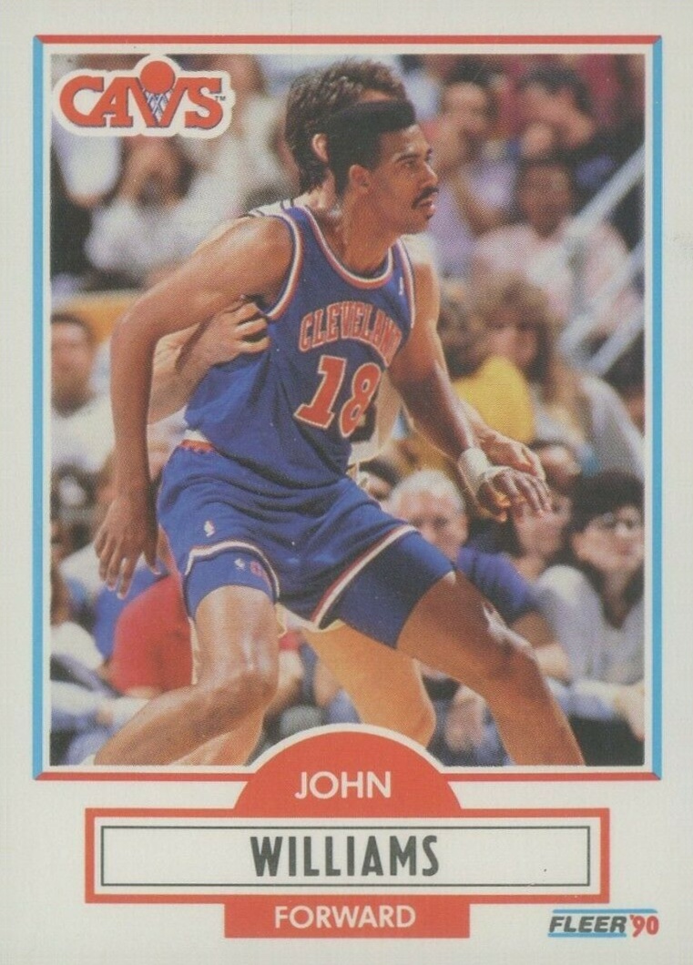 1990 Fleer Hot Rod Williams #37 Basketball Card