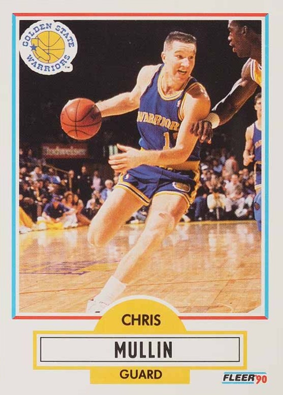 1990 Fleer Chris Mullin #66 Basketball Card