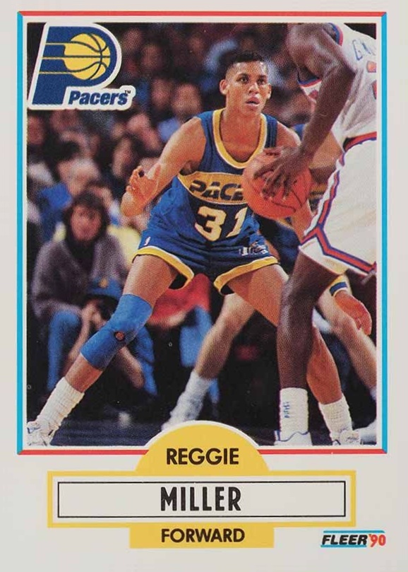1990 Fleer Reggie Miller #78 Basketball Card
