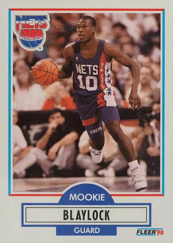1990 Fleer Mookie Blaylock #117 Basketball Card