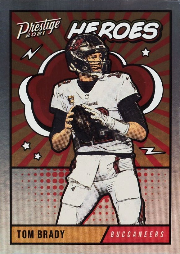 2021 Panini Prestige Heroes Tom Brady #HE-5 Football Card