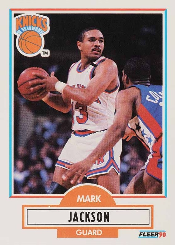 1990 Fleer Mark Jackson #126 Basketball Card