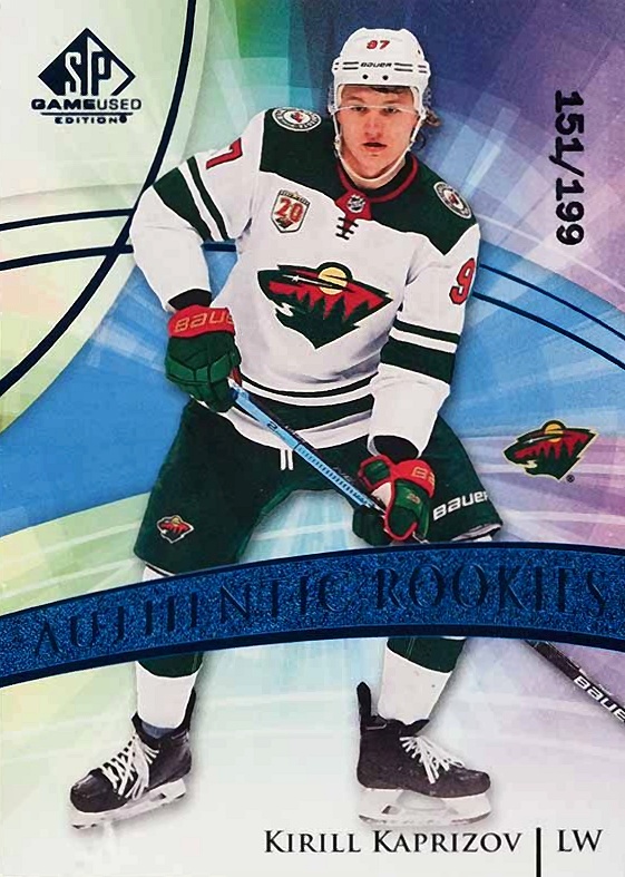 2020 SP Game Used Kirill Kaprizov #180 Hockey Card