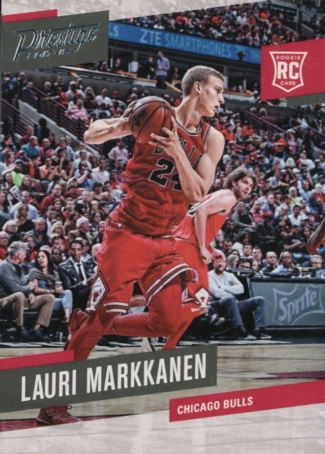 2017 Panini Prestige Lauri Markkanen #157 Basketball Card