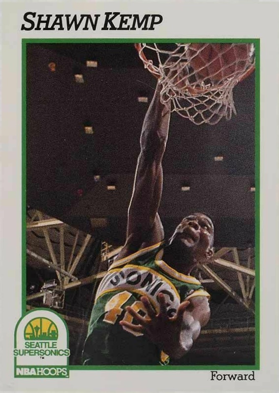 1991 Hoops Shawn Kemp #200 Basketball Card