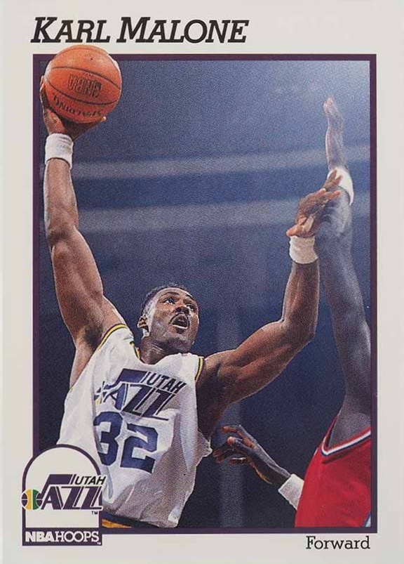 1991 Hoops Karl Malone #211 Basketball Card