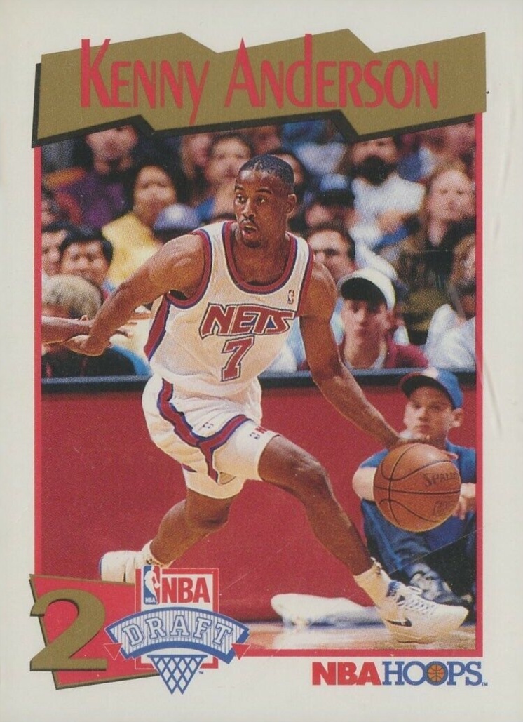 1991 Hoops Kenny Anderson #547 Basketball Card