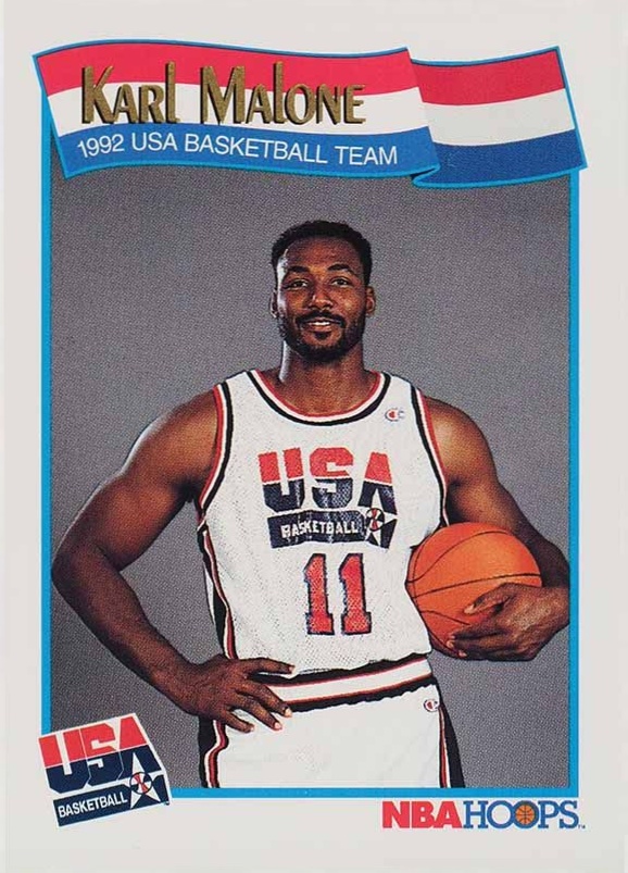 1991 Hoops Karl Malone #580 Basketball Card