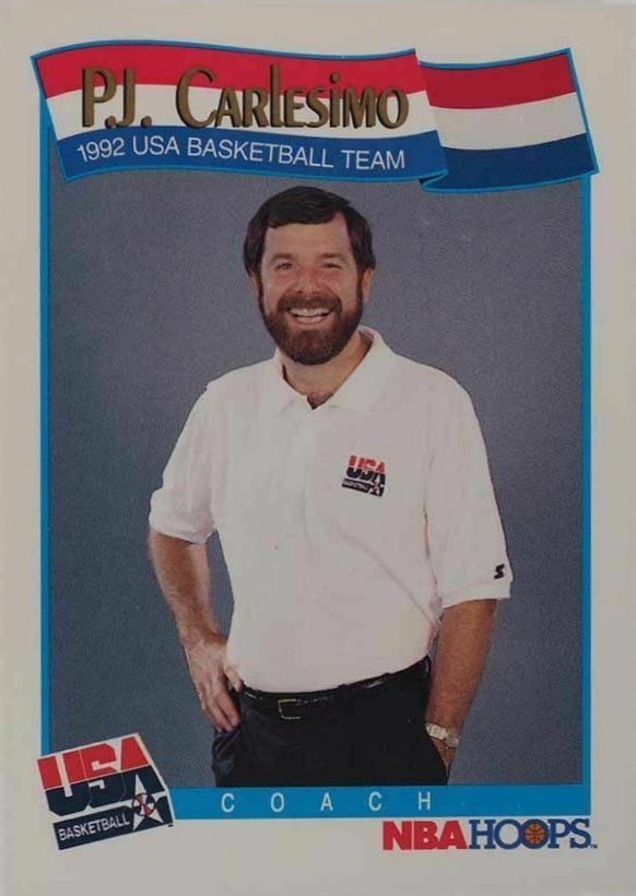 1991 Hoops P.J. Carlesimo #587 Basketball Card