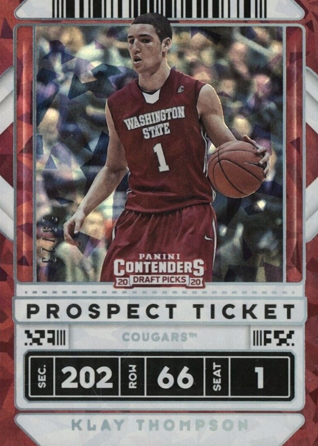 2020 Panini Contenders Draft Picks Klay Thompson #6 Basketball Card
