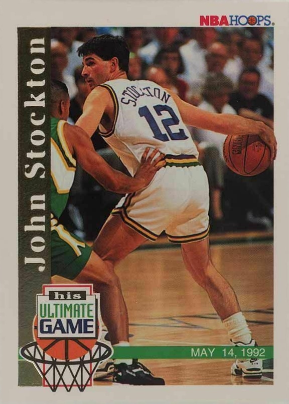 1992 Hoops John Stockton #SU1 Basketball Card