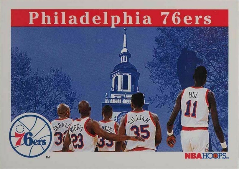 1992 Hoops Philadelphia 76ers #285 Basketball Card