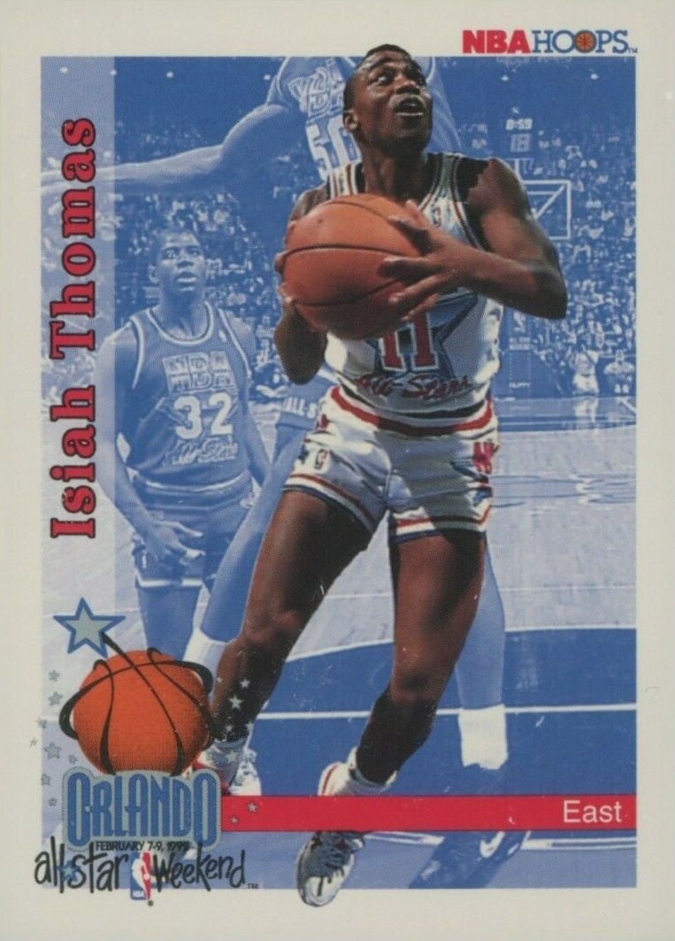 1992 Hoops Isiah Thomas #303 Basketball Card