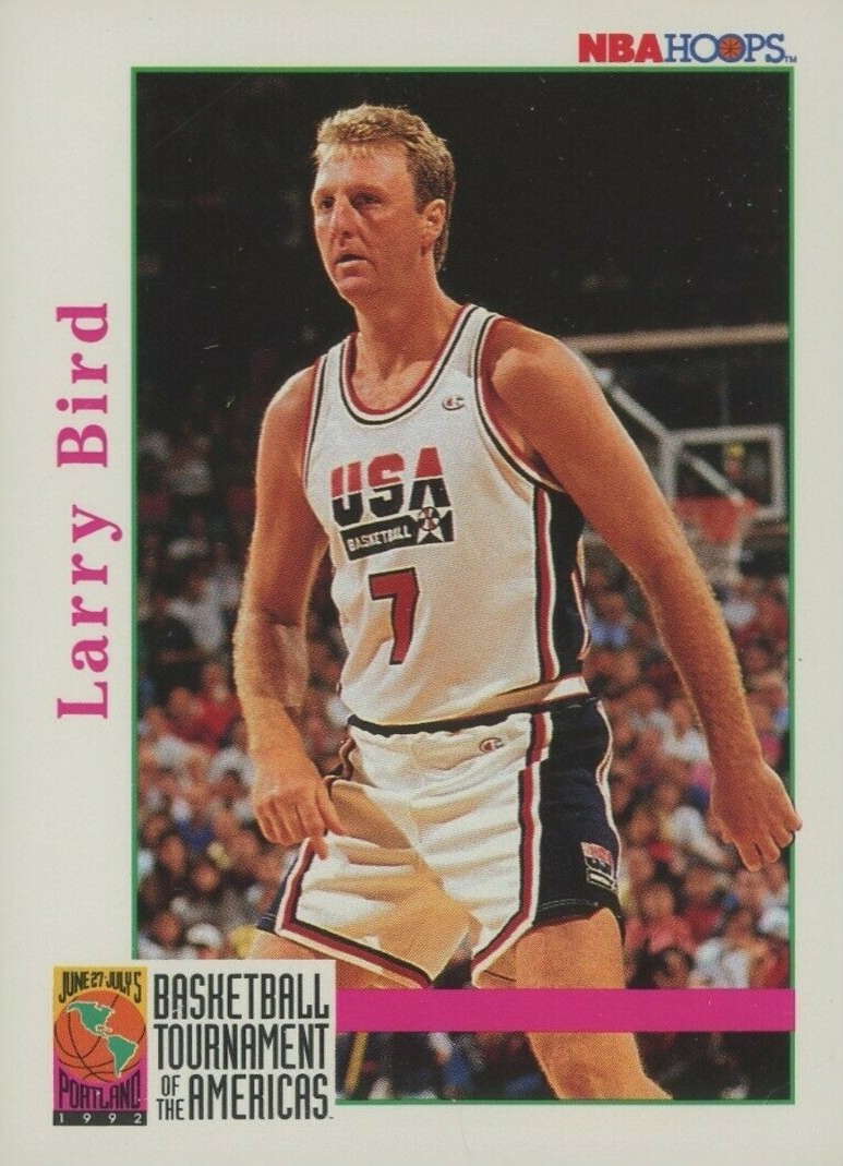 1992 Hoops Larry Bird #337 Basketball Card