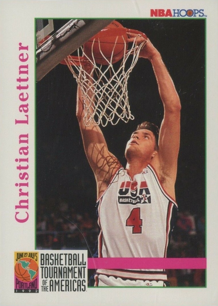 1992 Hoops Christian Laettner #342 Basketball Card