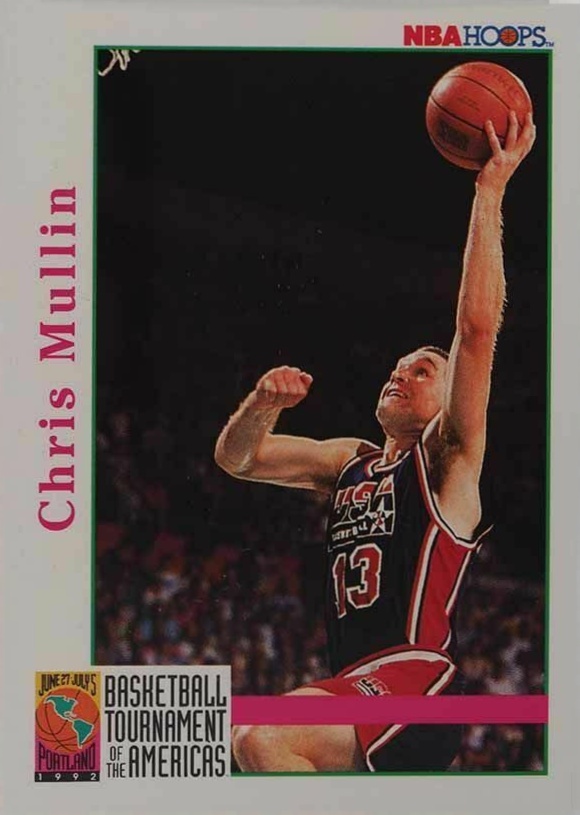 1992 Hoops Chris Mullin #344 Basketball Card