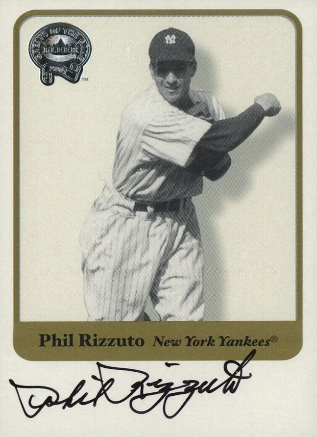 2001 Fleer Greats Phil Rizzuto # Baseball Card