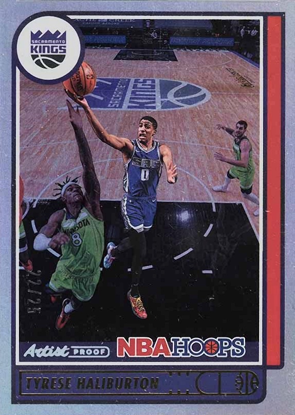 2021 Panini NBA Hoops Tyrese Haliburton #108 Basketball Card