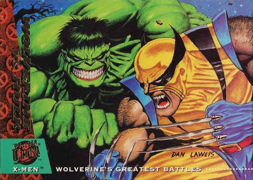 1994 Ultra X-Men Wolverine vs. Hulk #140 Non-Sports Card