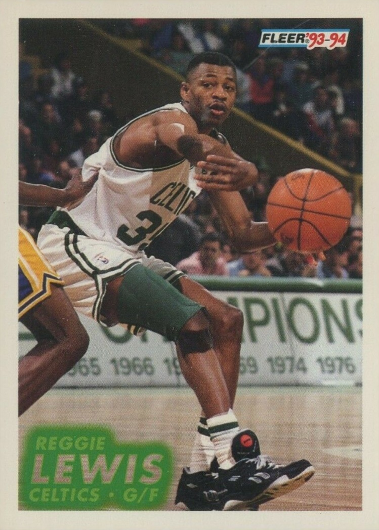 1993 Fleer Reggie Lewis #14 Basketball Card