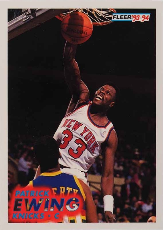 1993 Fleer Patrick Ewing #141 Basketball Card