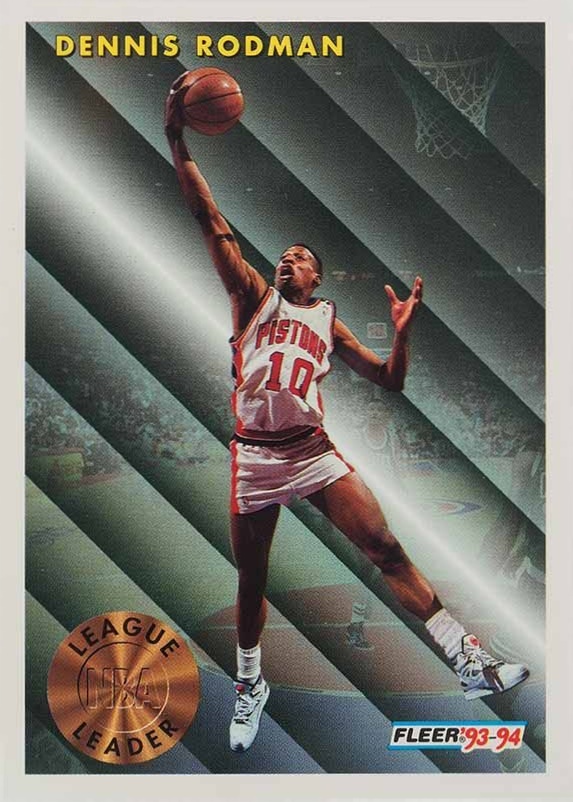 1993 Fleer Dennis Rodman #227 Basketball Card