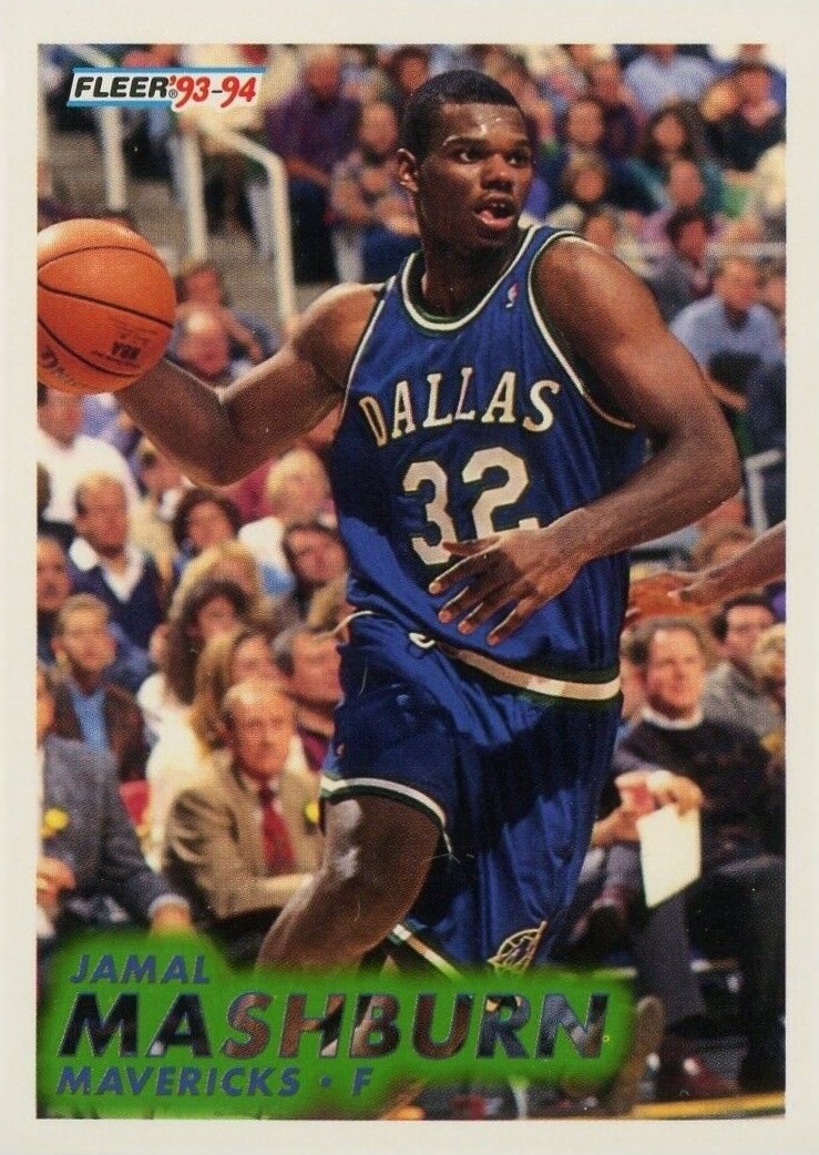 1993 Fleer Jamal Mashburn #274 Basketball Card