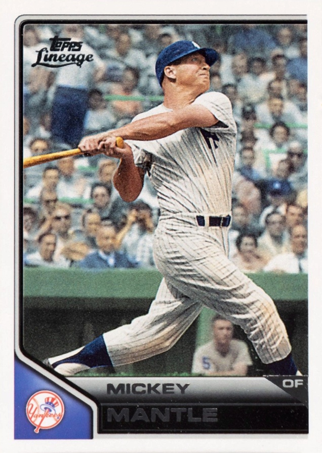 2011 Topps Lineage Mickey Mantle #7 Baseball Card
