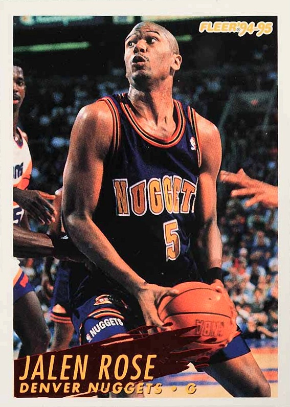1994 Fleer Jalen Rose #276 Basketball Card