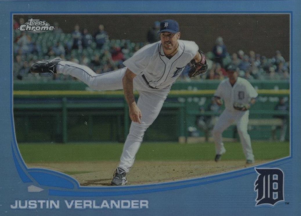2013 Topps Chrome Justin Verlander #150 Baseball Card