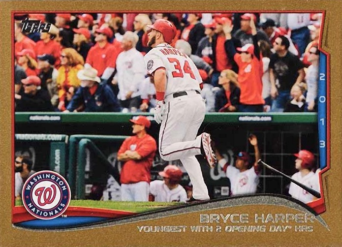 2014 Topps Mini Bryce Harper #390 Baseball Card