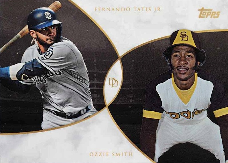 2019 Topps on Demand Dynamic Duals Fernando Tatis Jr./Ozzie Smith #2A Baseball Card