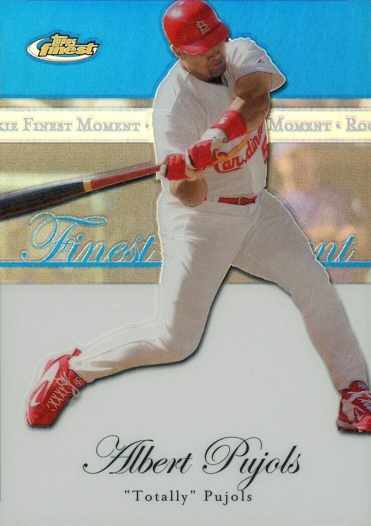 2007 Finest Rookie Finest Moments Albert Pujols #RFMAP Baseball Card