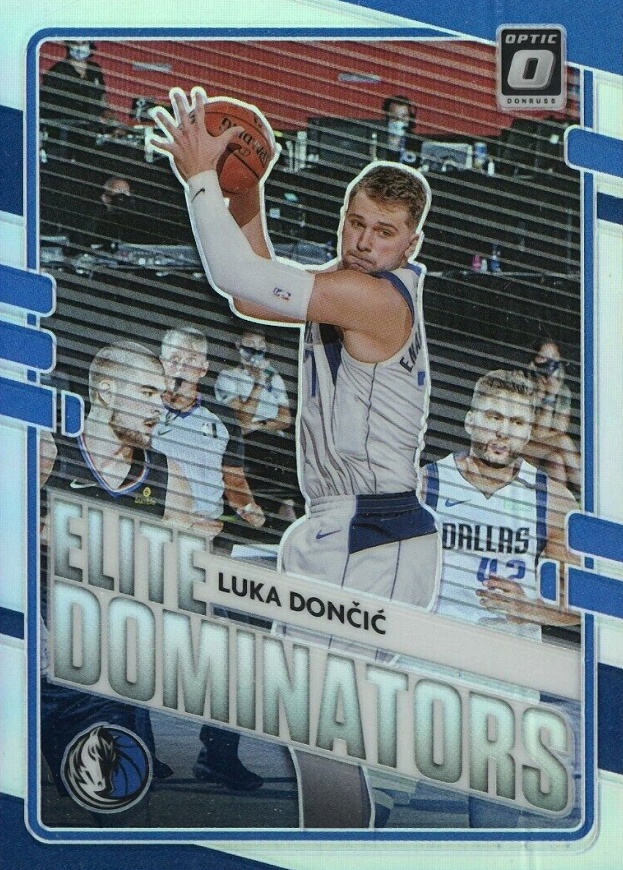 2020 Panini Donruss Optic Elite Dominators Luka Doncic #1 Basketball Card